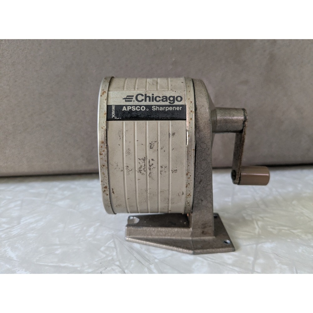 Vintage Chicago ASPCO Pencil Sharpener - Prop, Display ONLY Not‎ functional